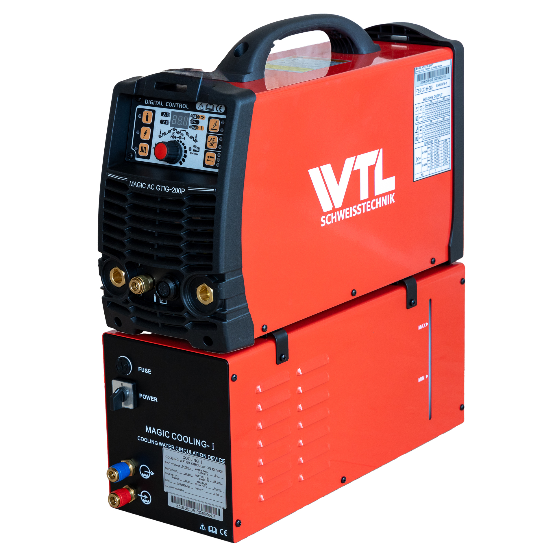 TIG 200 AC/DC PULSE PFC MV multi voltage 110-240 V, vodno hlajen