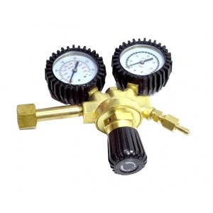 Reducirni ventil za Argon in CO2 z gumiranimi manometri